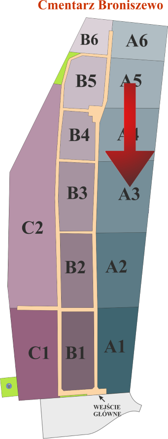 Brak mapy sektorowej