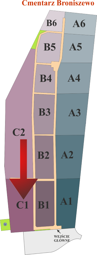 Brak mapy sektorowej