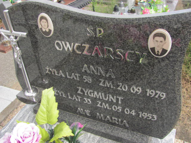 Anna Owczarska Broniszewo - Grobonet - Wyszukiwarka osób pochowanych