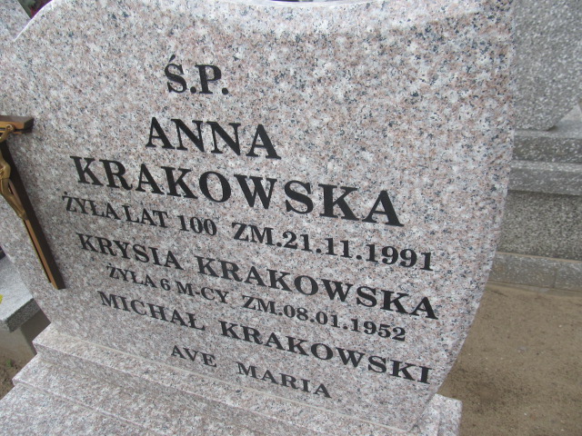 Anna Krakowska Broniszewo - Grobonet - Wyszukiwarka osób pochowanych