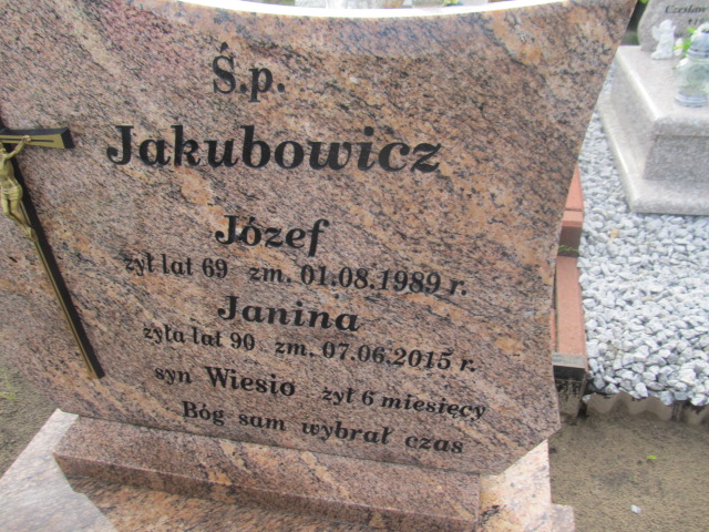 Józef Jakubowski Broniszewo - Grobonet - Wyszukiwarka osób pochowanych