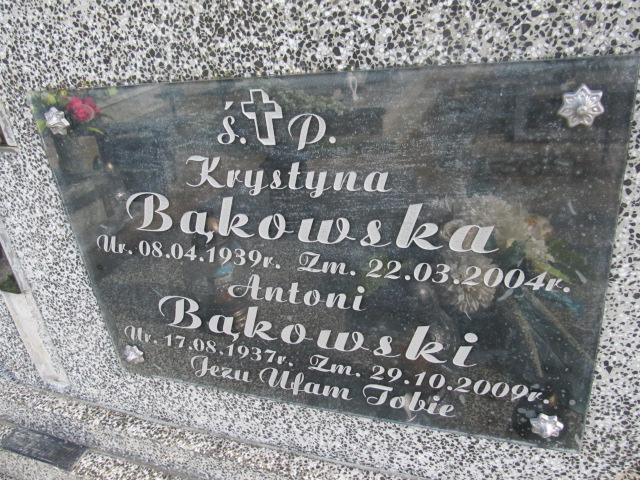 Krystyna Bąkowska 1939 Broniszewo - Grobonet - Wyszukiwarka osób pochowanych