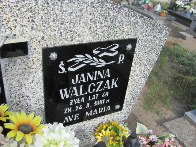 Janina Walczak Broniszewo - Grobonet - Wyszukiwarka osób pochowanych